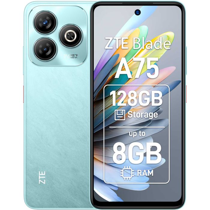 Telefon mobil ZTE Blade A75, Dual SIM, 4GB, 128GB, Verde (RESIGILAT)