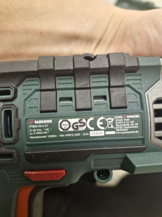 Parkside ptbsa 20-li A1