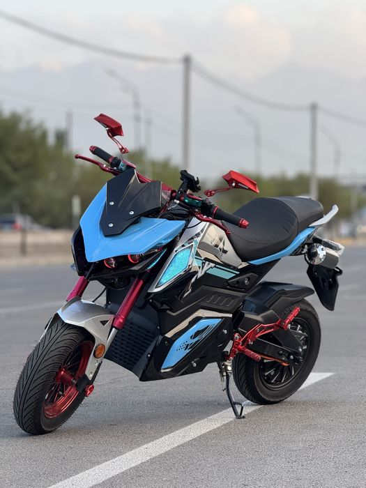 Спортбайк электрический мопед электромопед мотоцикл мото байк