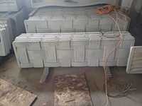 Plăci din beton pentru garduri prefabricate - DOAR 30 lei/bucată!