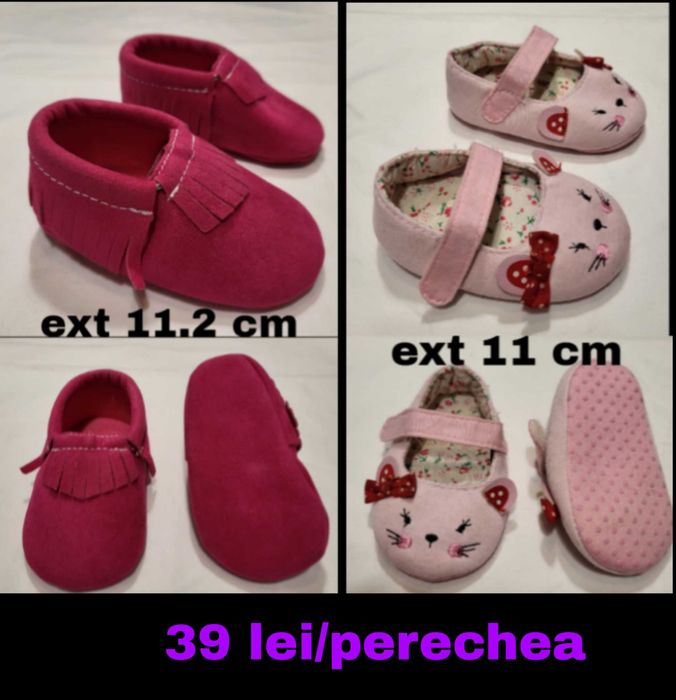 Incaltaminte fetite 0-12 luni