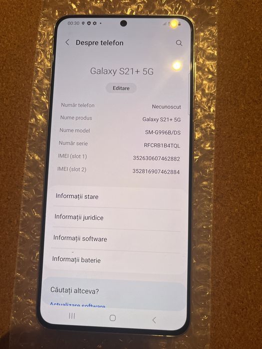 Samsung Galaxy S21 Plus 5G Dual Sim 128GB Silver ID-wer606