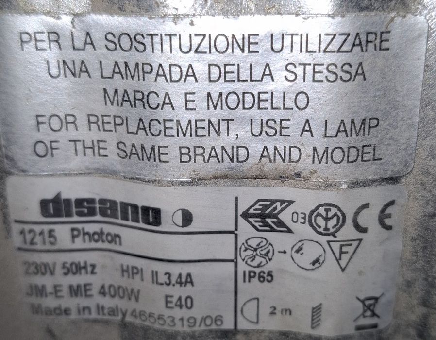 Lampa Photon 1215 400 W