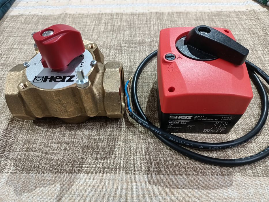 Vană cu servomotor herz 3 căi
