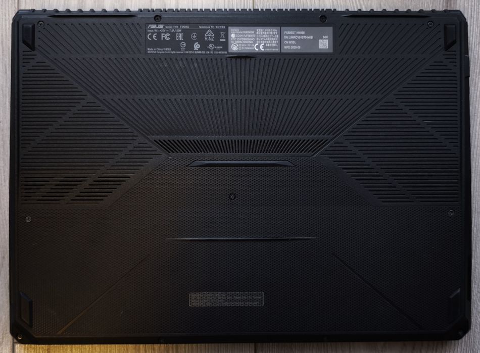 ASUS TUF FX505GT i5-9300H/15.6" FHD/144Hz/8GB/512GB SSD/GTX 1650 4GB