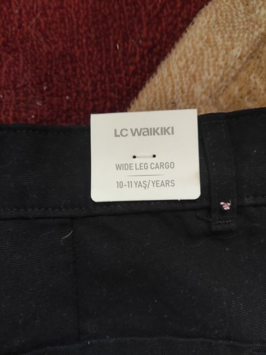 Waikiki с етикет Нов черен широк панталон за 10/11г