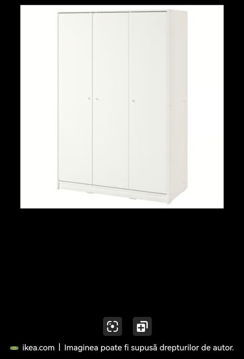 Mobila ikeia pat noptiere dulap