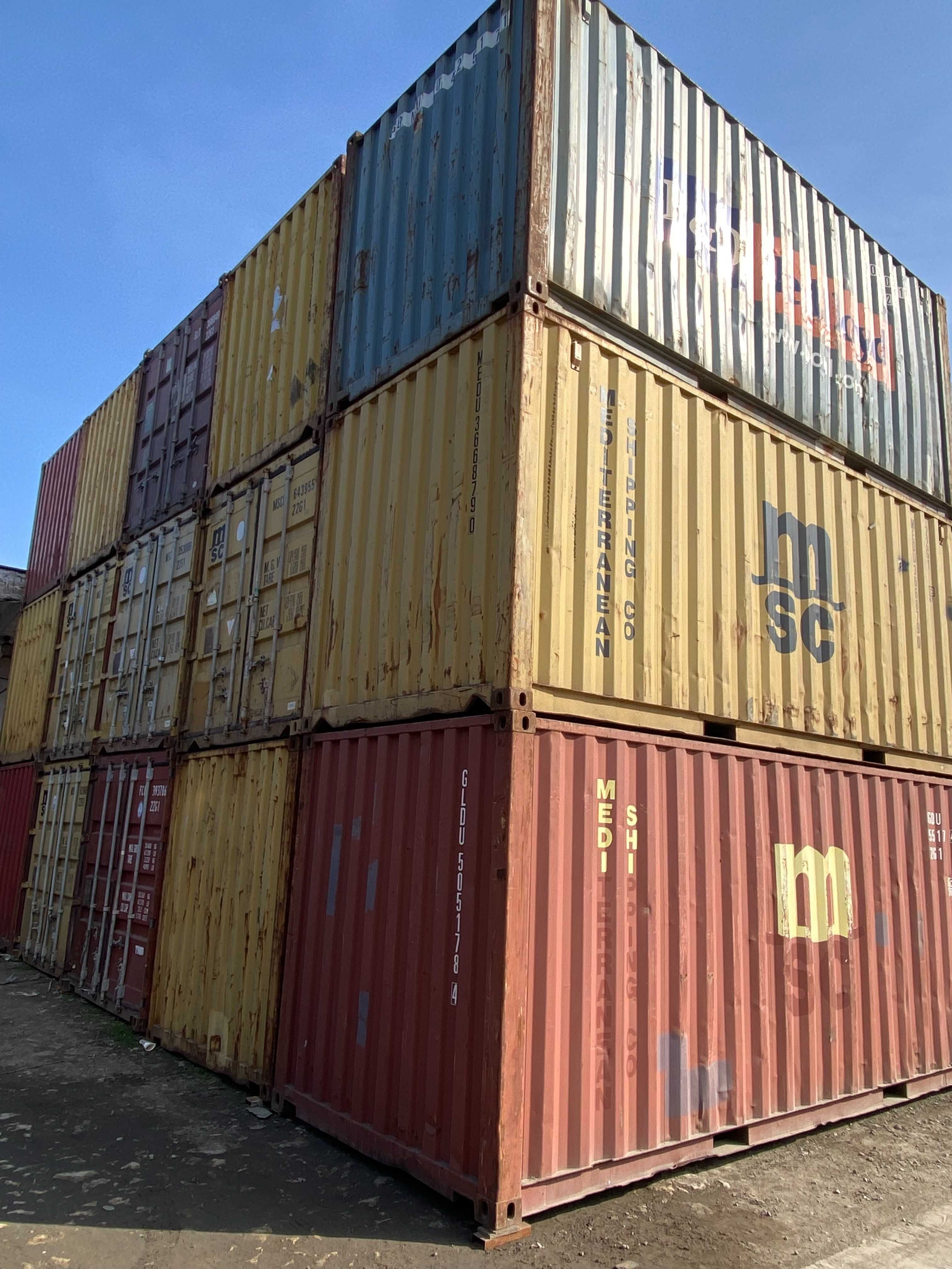 Container maritim 6m vanzare din stoc IMPORT DIRECT