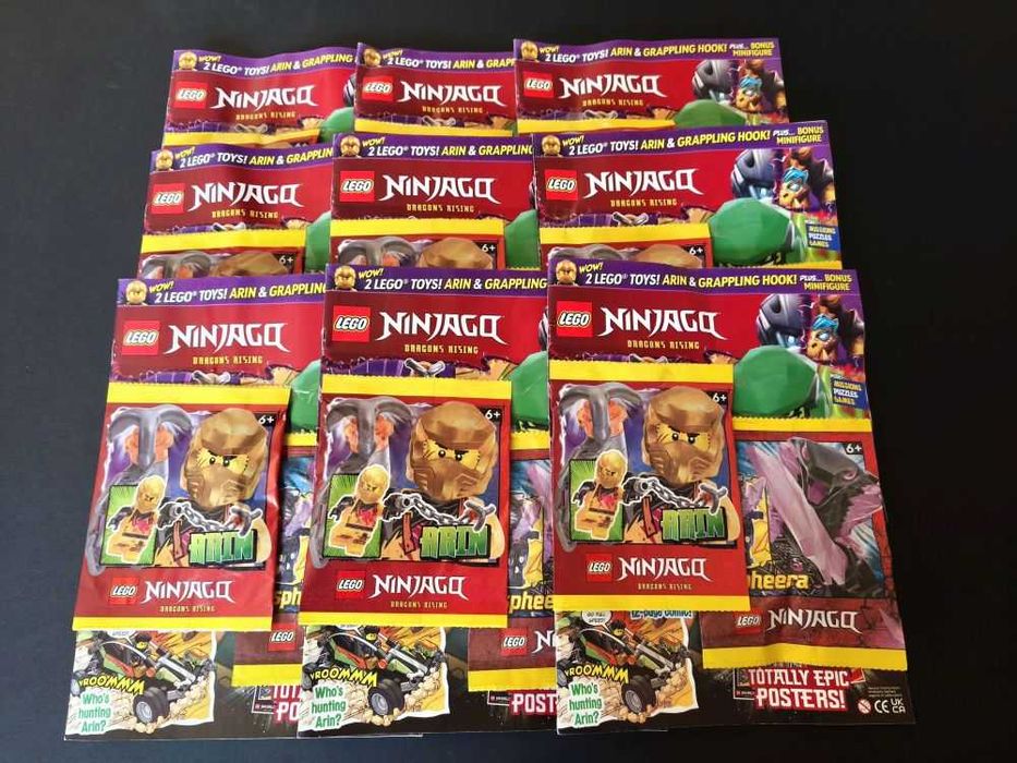 Revista Lego Ninjago nr. 128 cu 2 jucarii sigilate
