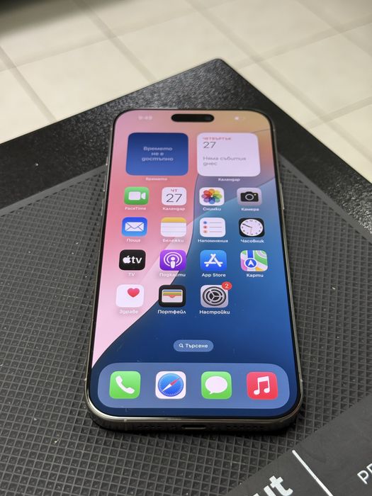 Apple iPhone 16 Pro Max,Natural Titanium,256GB *Нов*100%Battery*