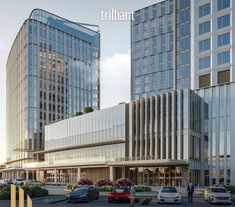 БЦ Триллиант нежилое помещение 100кв.м 11этаж евро ремонт с мебелью и