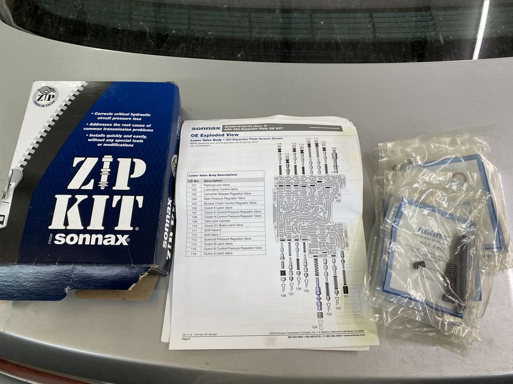 Sonnax Zip Kit 6hp19/26/32