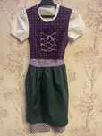 Rochie fete party/petrecere/carnaval sort + camasa varsta 7-9 ani