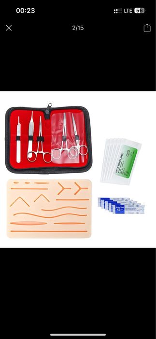 Хирургический набор тренажер для хирургов