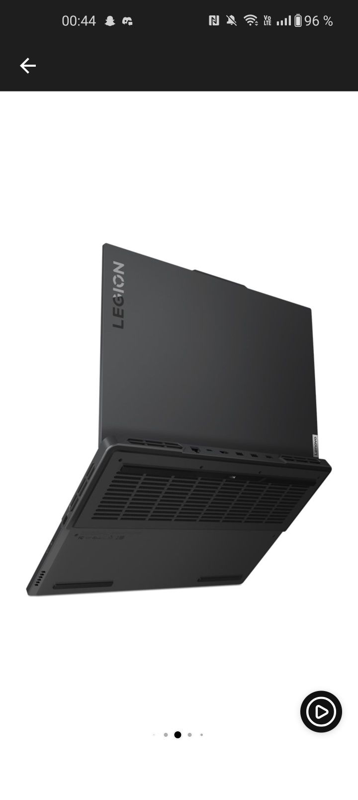 Laptop Gaming Lenovo Legion Pro 5 16IRX8 Intel® Core™ i5-1