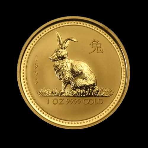 1 oz Златна Монета Австралийски Лунар I Заек 1999