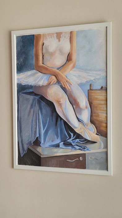 Tablou pictat în tempera
