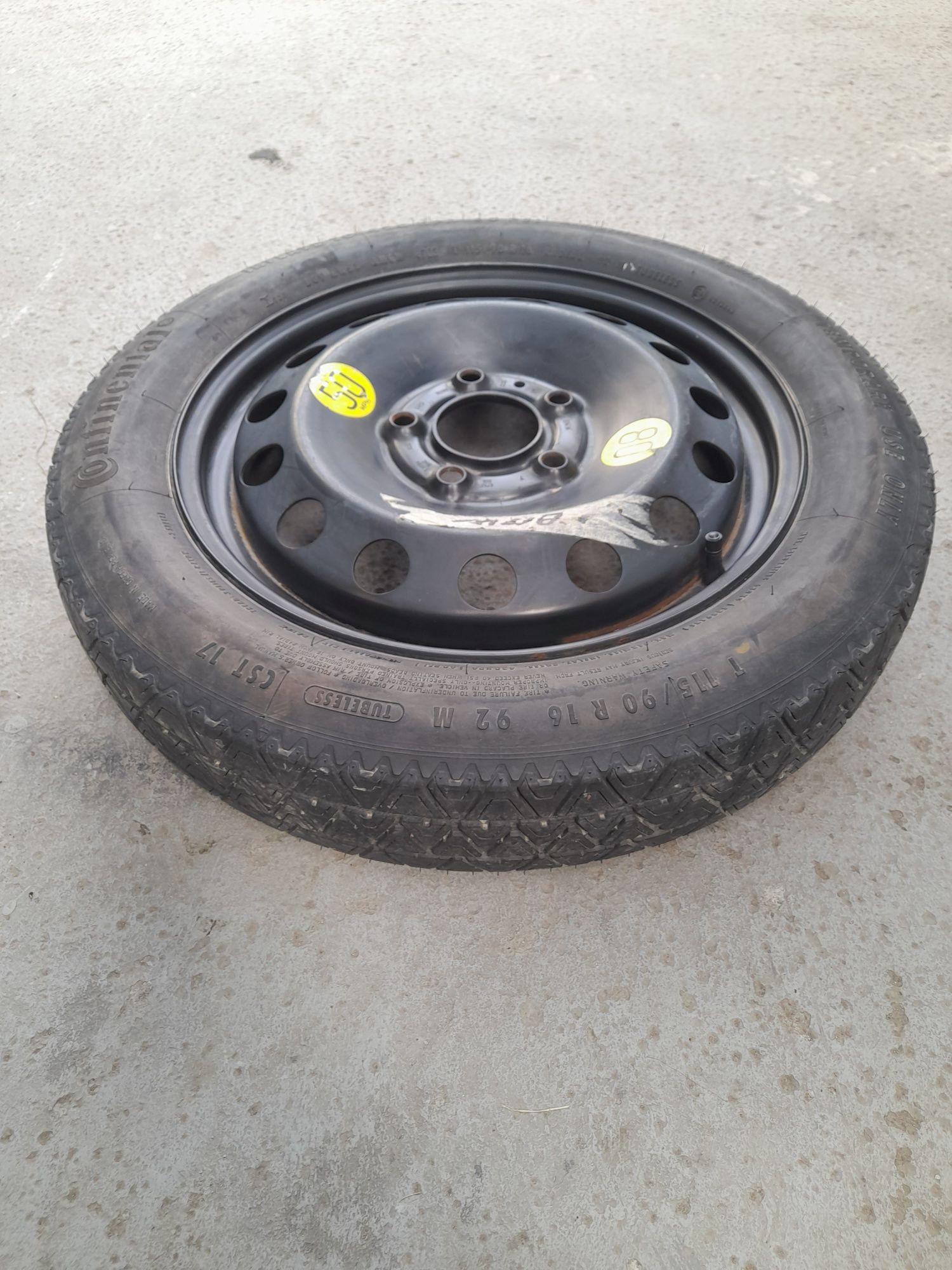 Roată Jeanta Rezerva Slim Subțire 115/90/R16 BMW E46 E90 E91 E87 E92