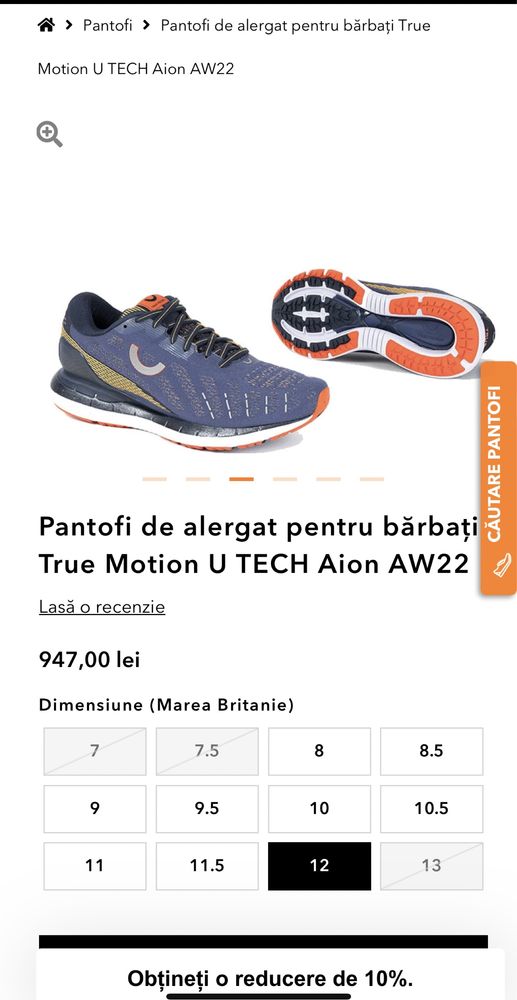 Adidasi alergare True Motion U TECH Aion Next Gen… marime 46,5