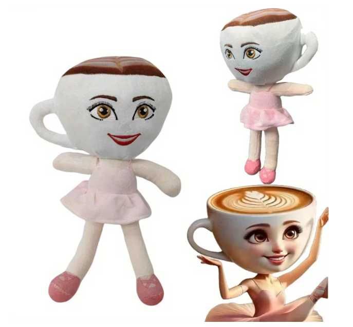 Плюшена играчка Балерина Капучина, 27 см