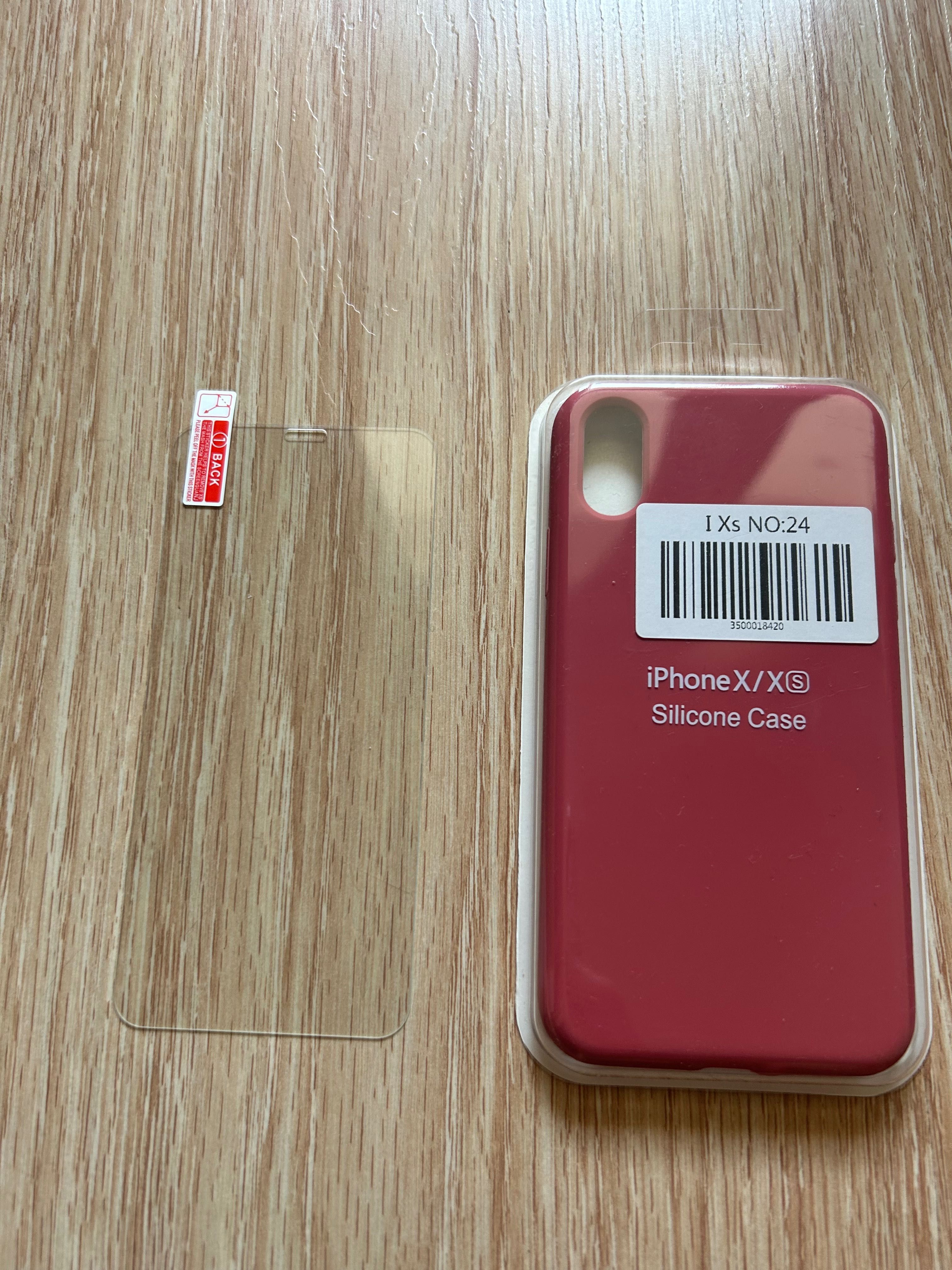 Силиконов Калъф за IPHONE 10  X/XS Неотварян + Подарък 2 протектора