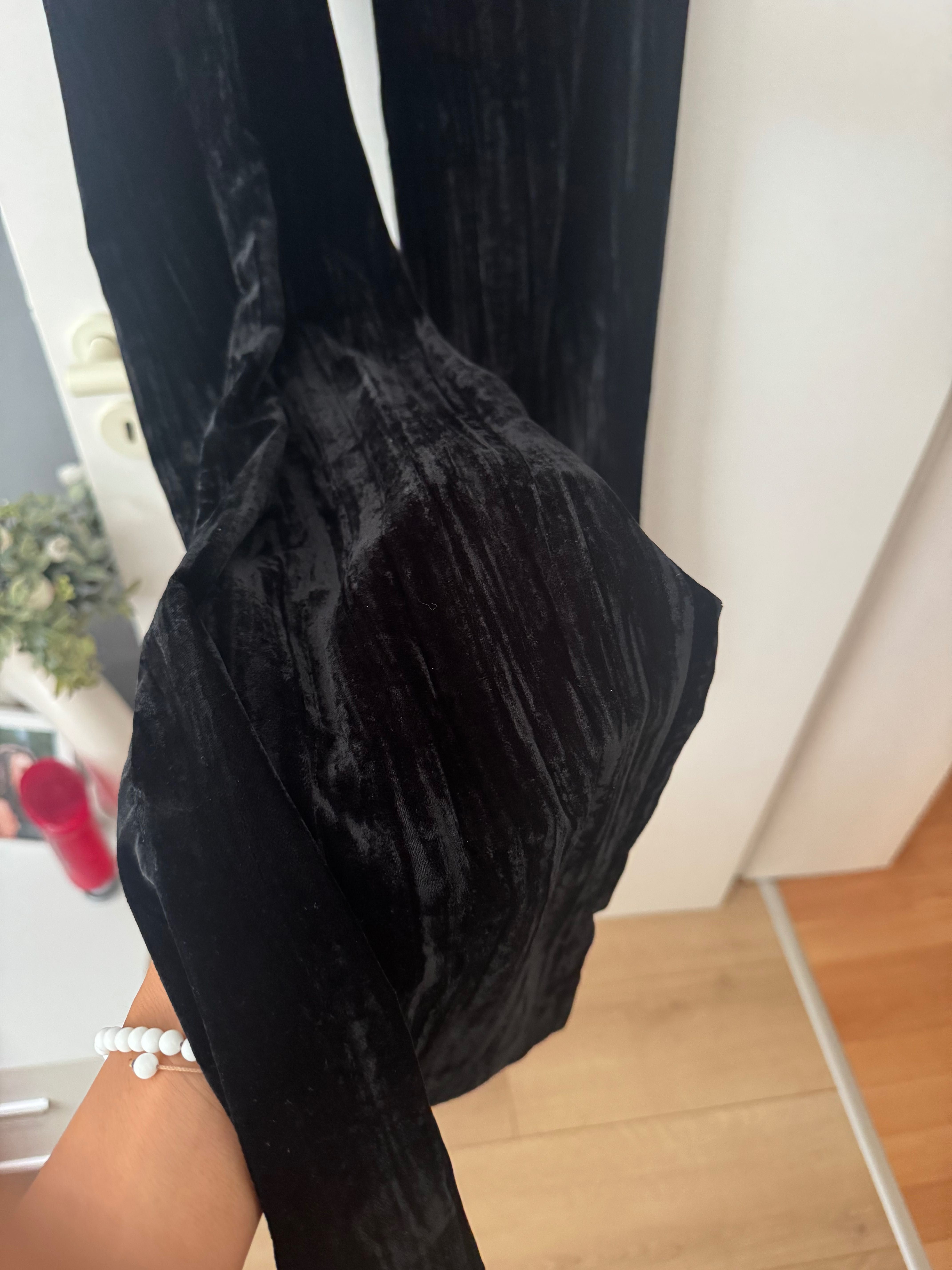 Панталон и сако на ZARA черно кадифе