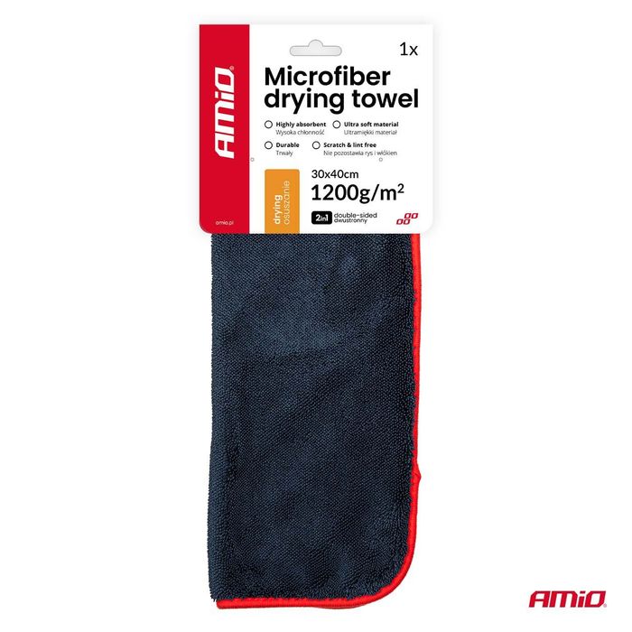 двустранна кърпа за подсушаване на кола 1200 г/м² 30x40 см ...