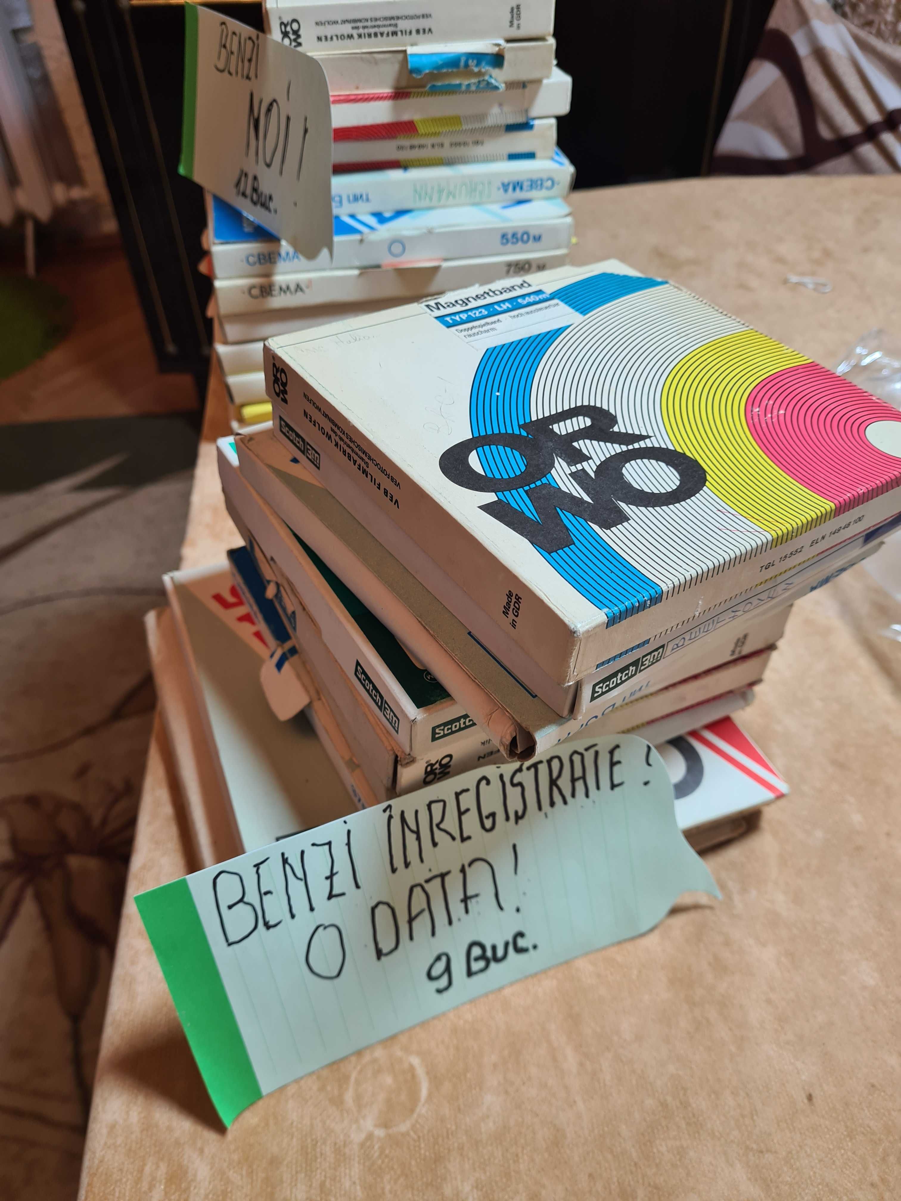 Vind arhiva cu benzi f.b stare,.12 benzi noi, iar 10 cu o inregistrare