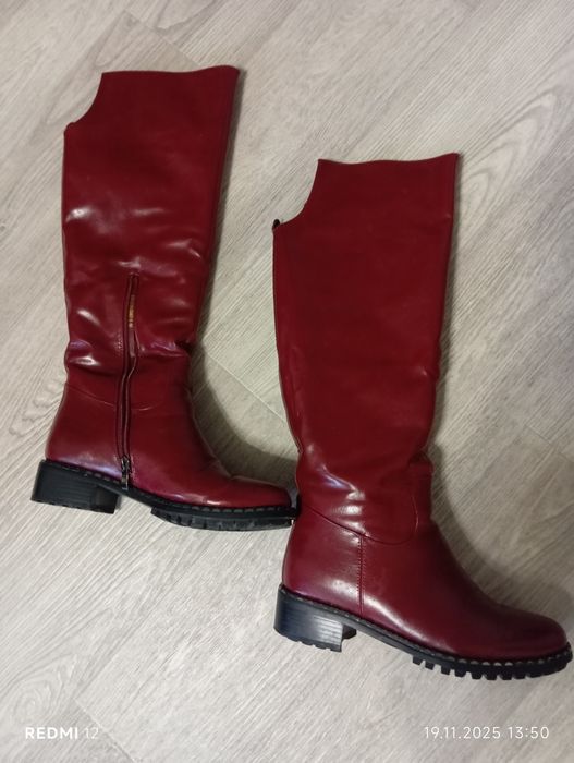 Зимние сапоги европейка