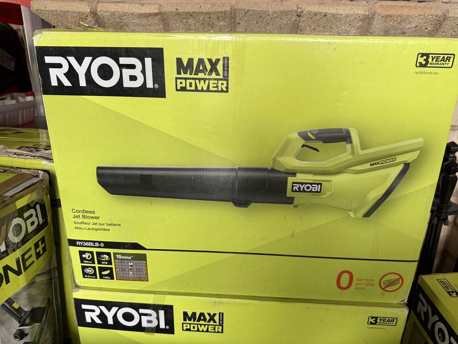 Ryobi-Suflantă fără fir 36V din gama MAX POWER