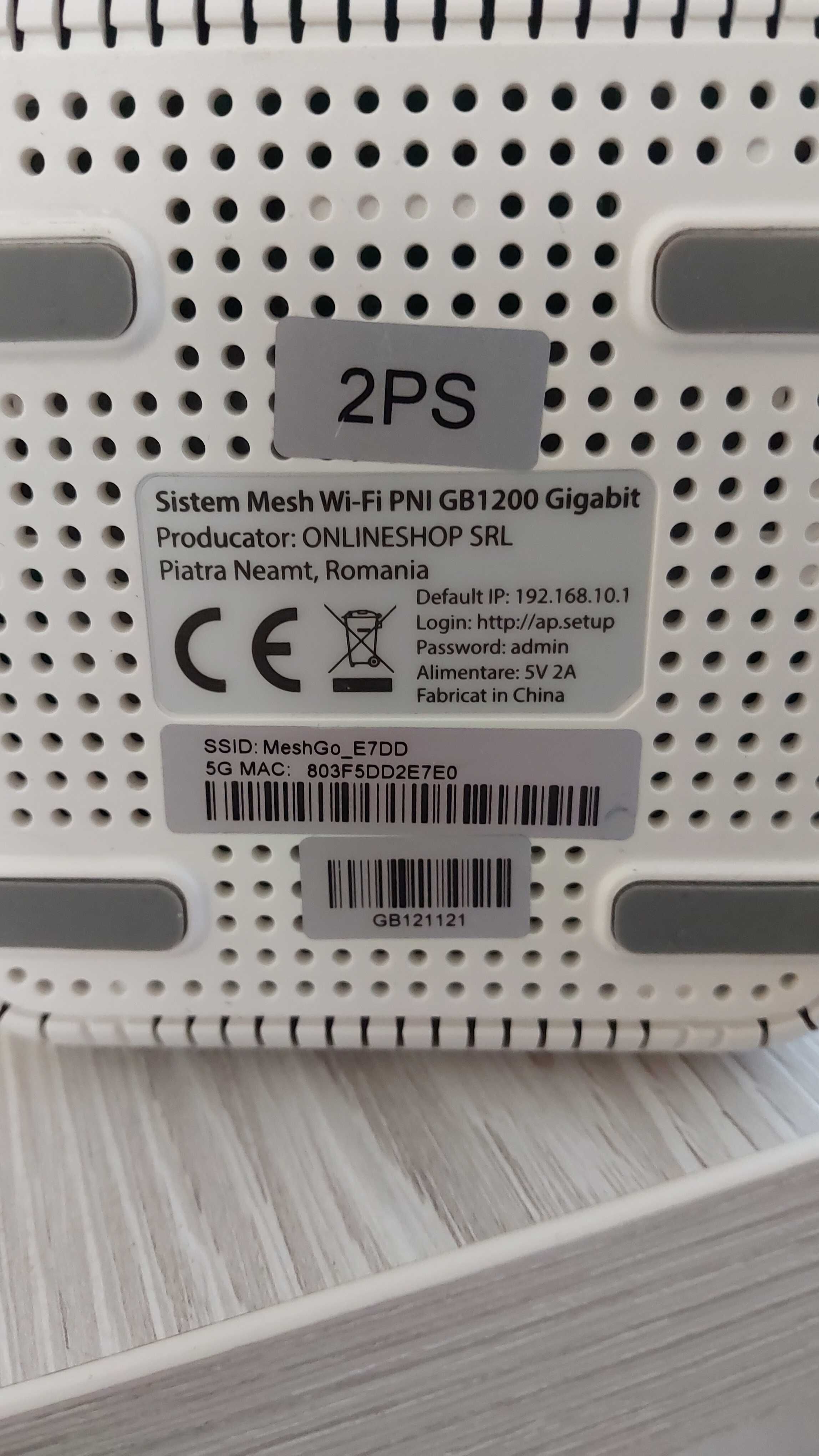 Sistem Wi-Fi Mesh PNI GB1200 Gigabit