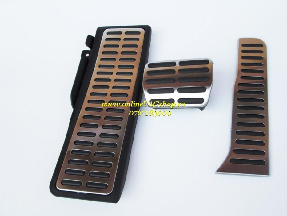 Set pedale inox AUTO/DSG pentru VW Golf5, Jetta, Tiguan, Passat B6, B7