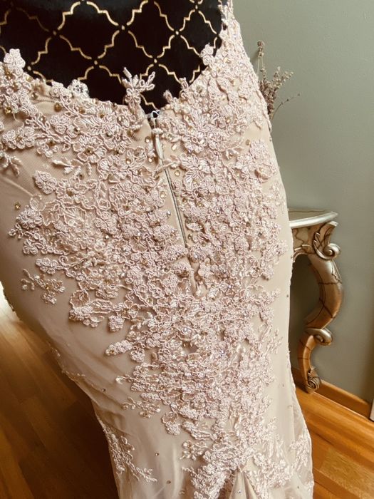 Rochie de ocazie superba, cu strasuri Swarovski