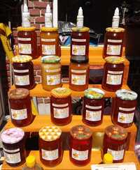 Мед, прополис, пчелен прашец, клеева тинктура, пчелни продукти