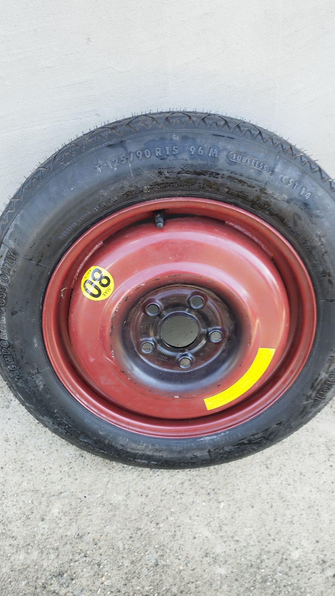 Roată rezervă slim + set covorașe auto VW golf  Audi A3 Audi