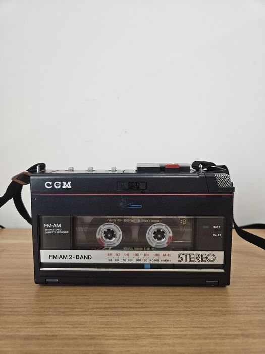Walkman Radio Stereo Casetofon CGM WRR-500 FM/AM epoca vintage retro