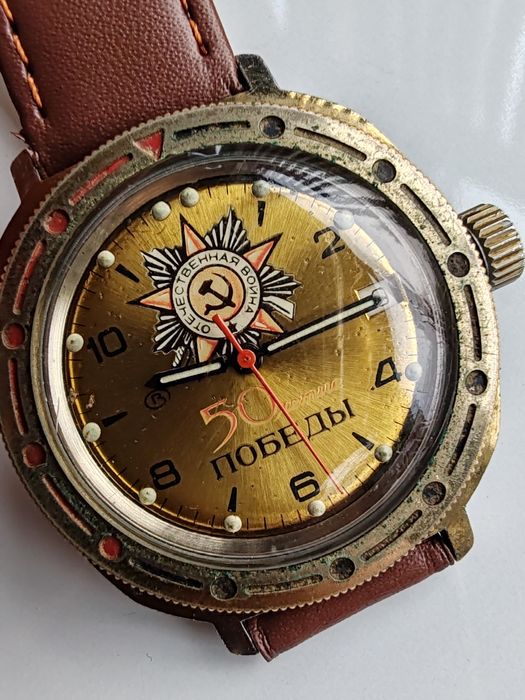 Ceas Vostok Amphibia 200 m Mecanic 39 mm Funcționează excelent!