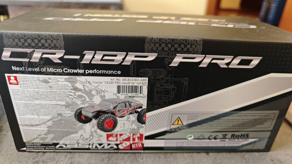 Masina cu telecomanda Crawler ABSIMA Cr-18PPRO! NOUA/sigilata!