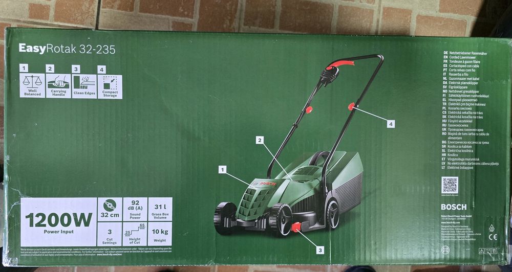 Masina de tuns gazon/iarba electrica Bosch EasyRotak 32-235