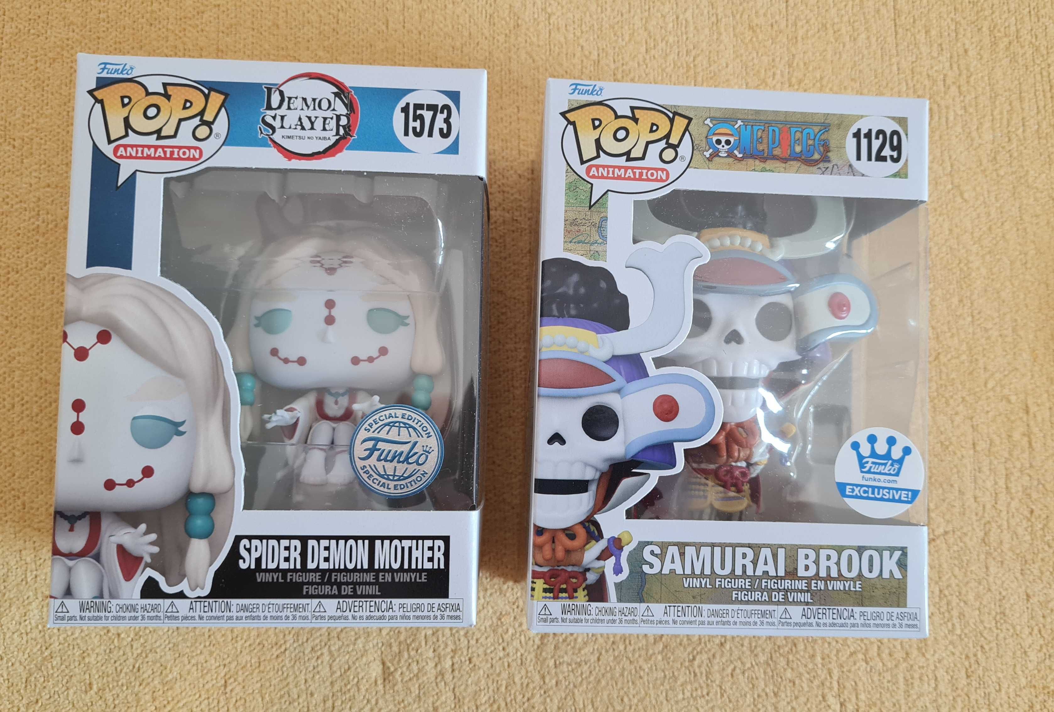 Funko pop one piece, demon slayer