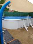 Vând piscina supraterana FIDJI