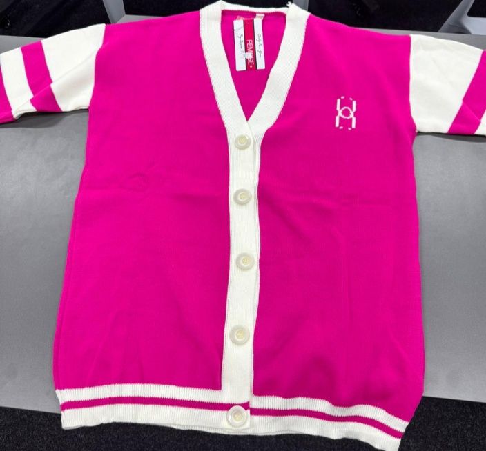 Кардиган розового цвета