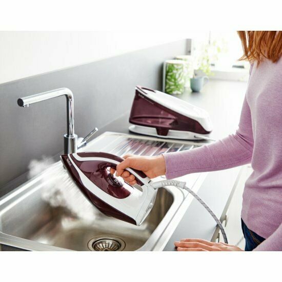 Парогенератор Tefal SV6120E0, съемный резервуар для воды