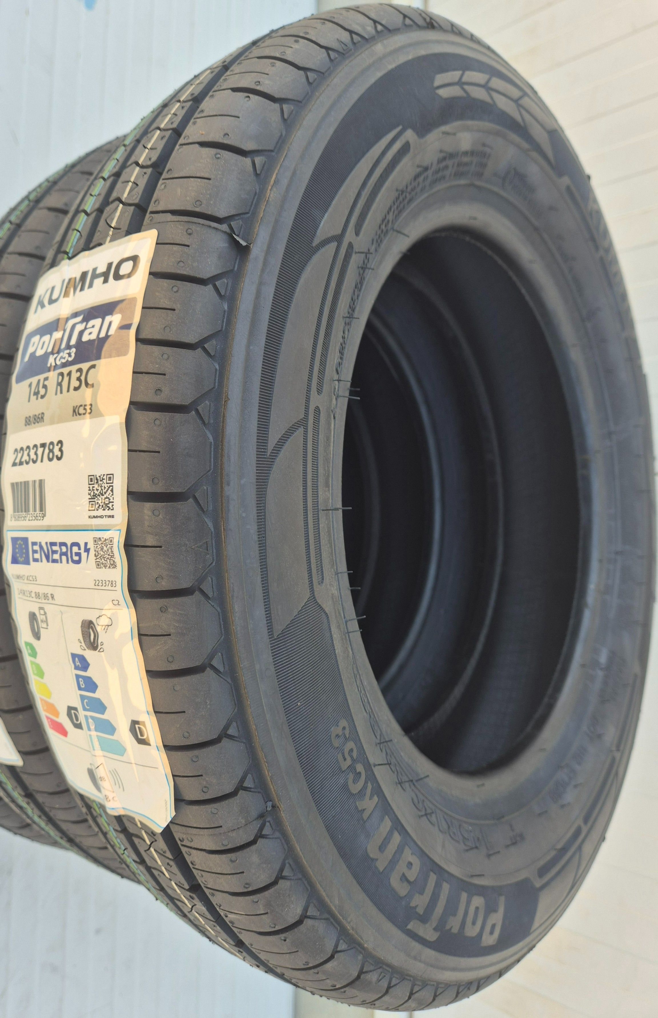 145 R13C (145/80 R13C),88R, KUMHO KC53 8 P.R., Anvelope remorca M+S