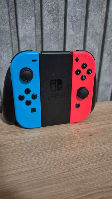 Джойстик Nintendo Switch JOY-CON Red/Blue + Grip