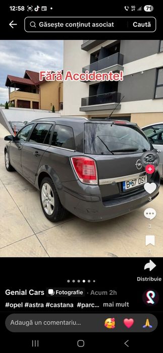 Opel Astra H Break 2010 - 1.7 CDTI - Impecabil!
Dotări:
- Aer conditio