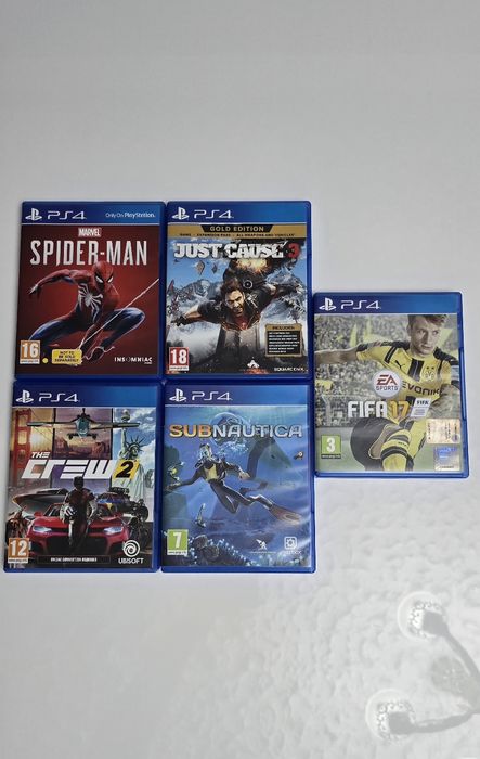 PS4 slim Spider-Man Edition + 5 Jocuri
