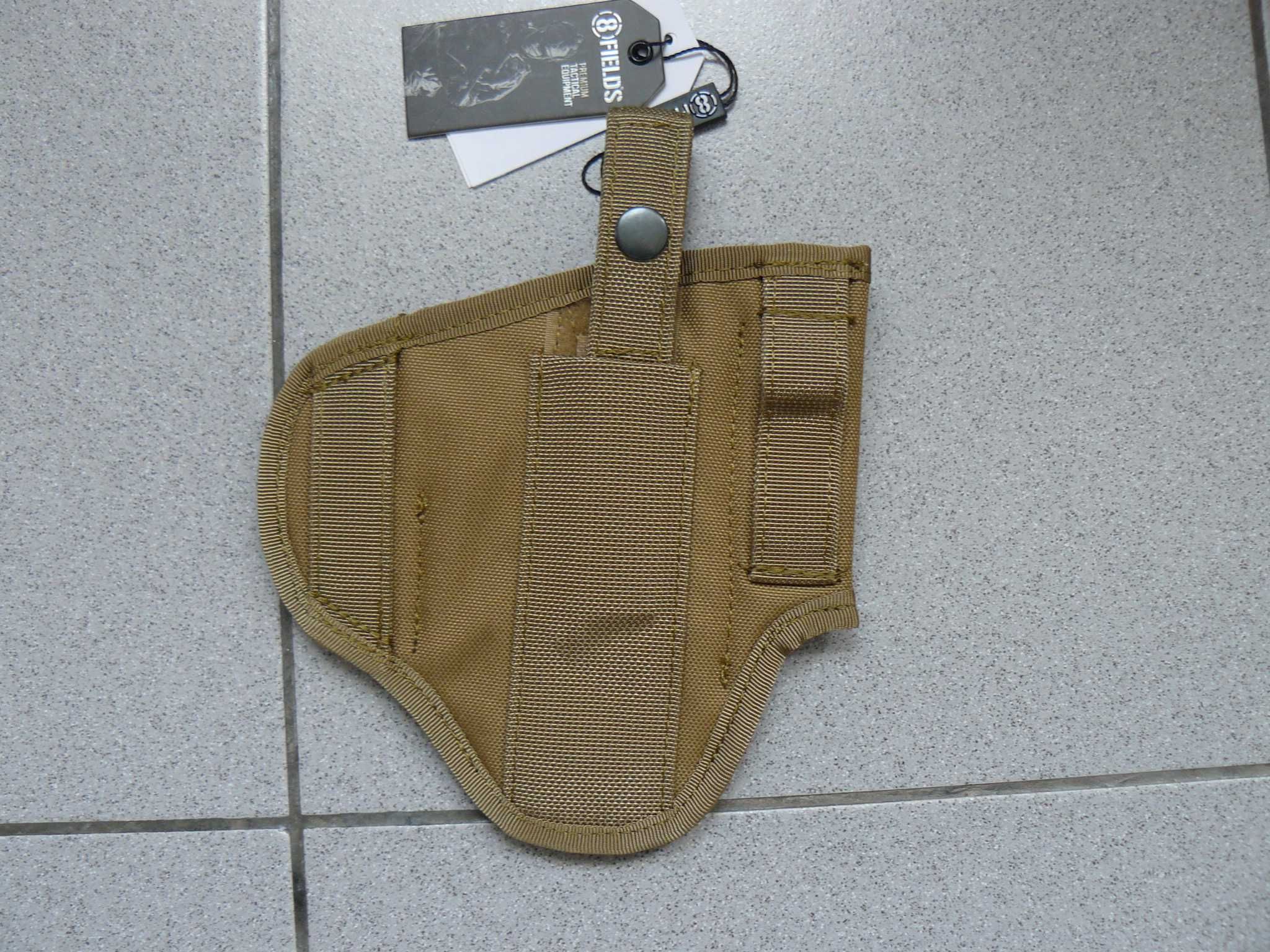 Toc Pistol /Teaca/Holster Prindere Sold/Curea 8FIELDS Noua,TAN/Coyote