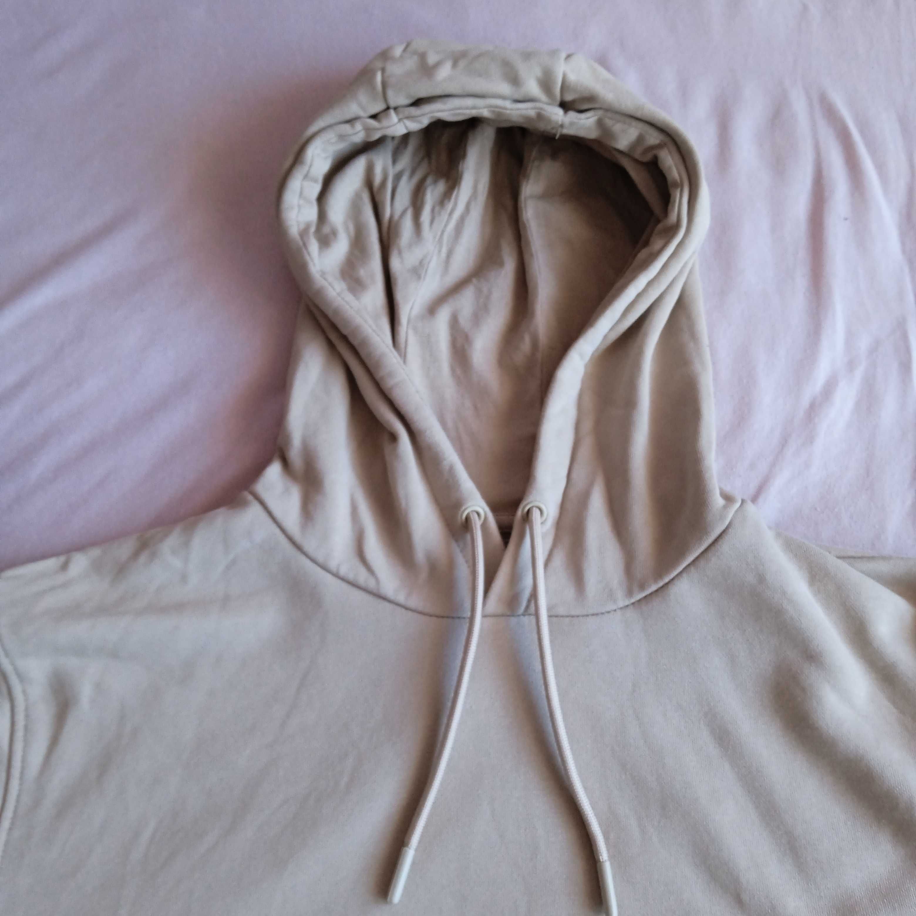 DRESSMANN L/XL BASIC HOODIE beige/melange суичър худи горница анорак