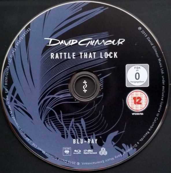 CD DVD David Gilmour - Rattle That Lock 2015 Deluxe Ed BOXSET